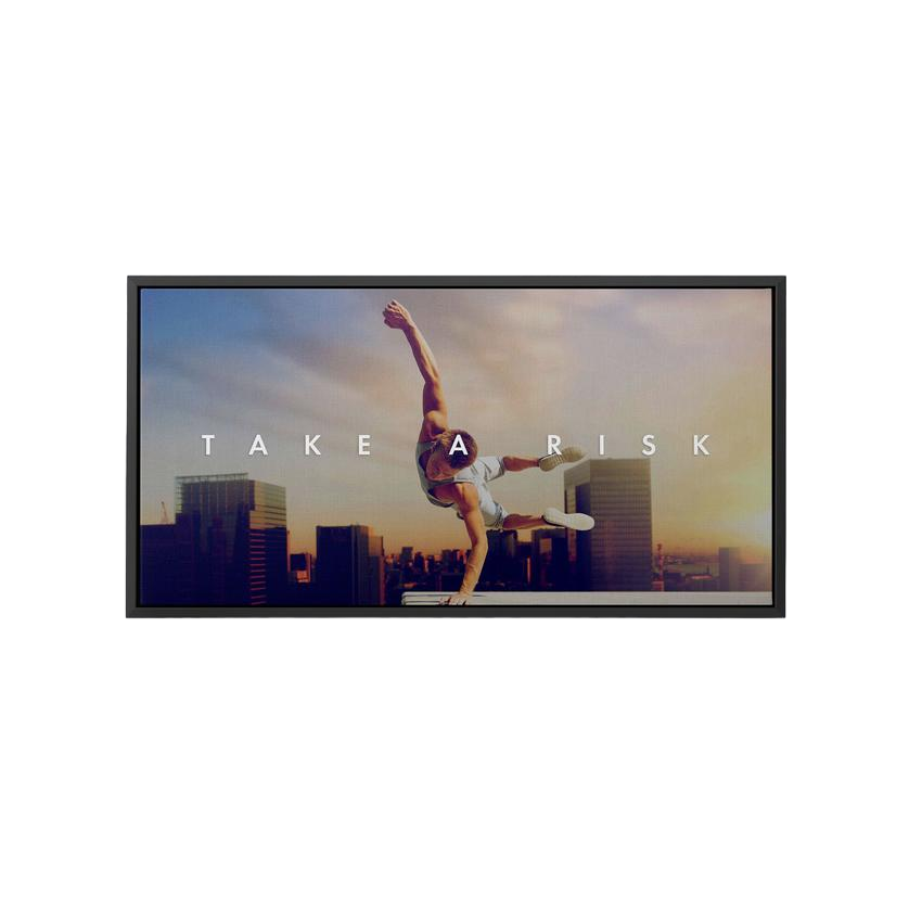 Taking Risks Art Take The Risk - Best Office Motivational Wall Art – Greattness™
