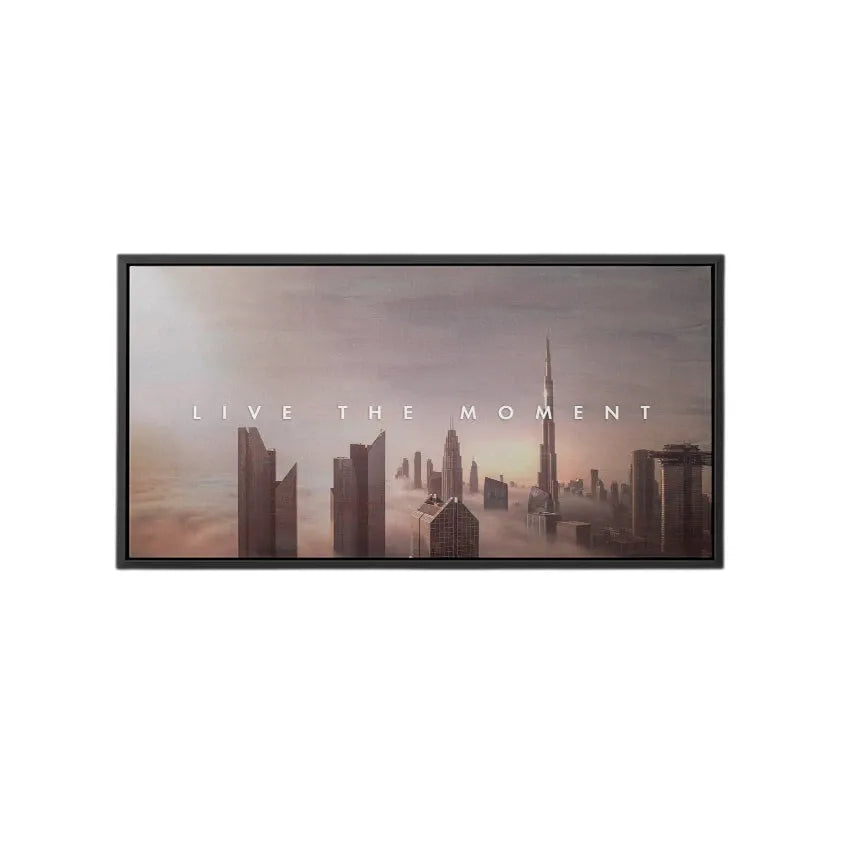 Discover Dubai Skyline Canvas Art, Dubai Panorama Skyline City Canvas Wall Art, Dubai Skyline by Original Greattness™ Canvas Wall Art Print