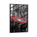 Discover Shop New York Canvas Art, One Way New York Street Vintage Canvas Wall Art , One Way New York by Original Greattness™ Canvas Wall Art Print