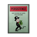 Discover Shop Monopoly Property Canvas Art, Motivational Monopoly Properties Card Quote Canvas Art, MONOPOLY PROPERTY - PERSISTENCE by Original Greattness™ Canvas Wall Art Print