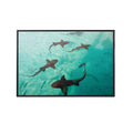Discover Modern Photography Canvas Art, Inspirational Sea Ozean Shark Canvas Art by Greattness, The Shark Tank by Original Greattness™ Canvas Wall Art Print