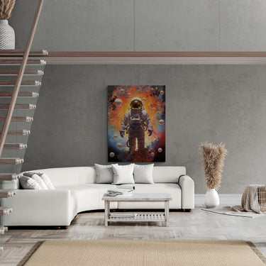Discover Shop Space Canvas Art, Colorful Astronaut Pop Art Space Painting Wall Art, ASTRONAUT INTERSTELLAR by Original Greattness™ Canvas Wall Art Print