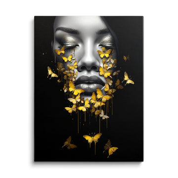 Abstract Butterfly Girl