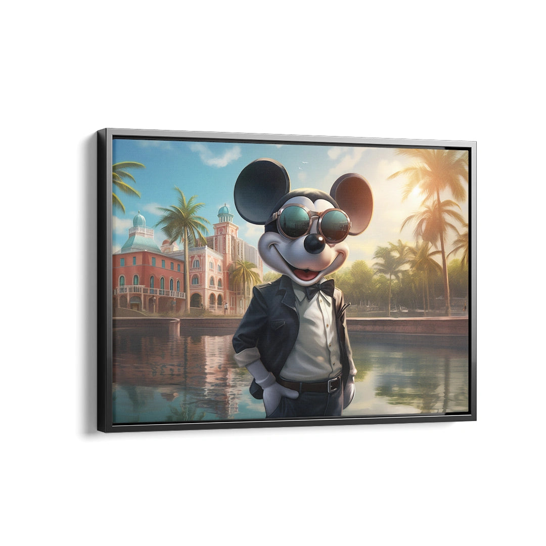 Discover Mickey Mouse Canvas Art, Mickey Mouse Suit Hollywood Disney Canvas Art, BUSINESS MOUSE by Original Greattness™ Canvas Wall Art Print