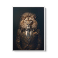 Discover Lion Suit Canvas Art, Luxury Lion In Suit - Original GREATTNESS Art -, LUXURY LION SUIT by Original Greattness™ Canvas Wall Art Print