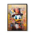Discover Dagobert Duck Canvas Wall Art, Donald Duck Colorful Scrooge Dagobert Wall Art, DAGOBERT MAESTRO by Original Greattness™ Canvas Wall Art Print