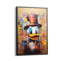 Discover Dagobert Duck Canvas Wall Art, Donald Duck Colorful Scrooge Dagobert Wall Art, DAGOBERT MAESTRO by Original Greattness™ Canvas Wall Art Print