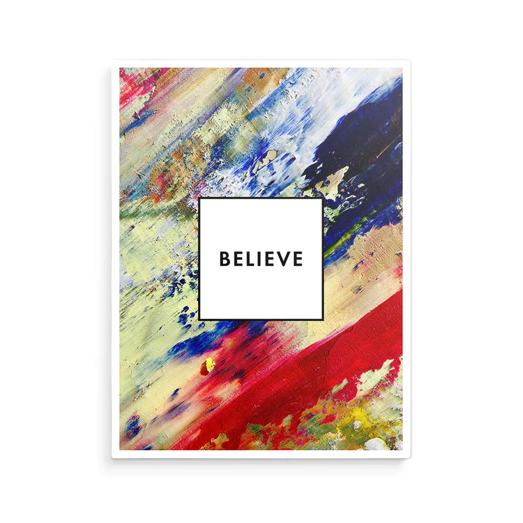 Discover Motivational Canvas Art, Believe Women Canvas Art | Motivational Women Canvas Art Prints, BELIEVE by Original Greattness™ Canvas Wall Art Print