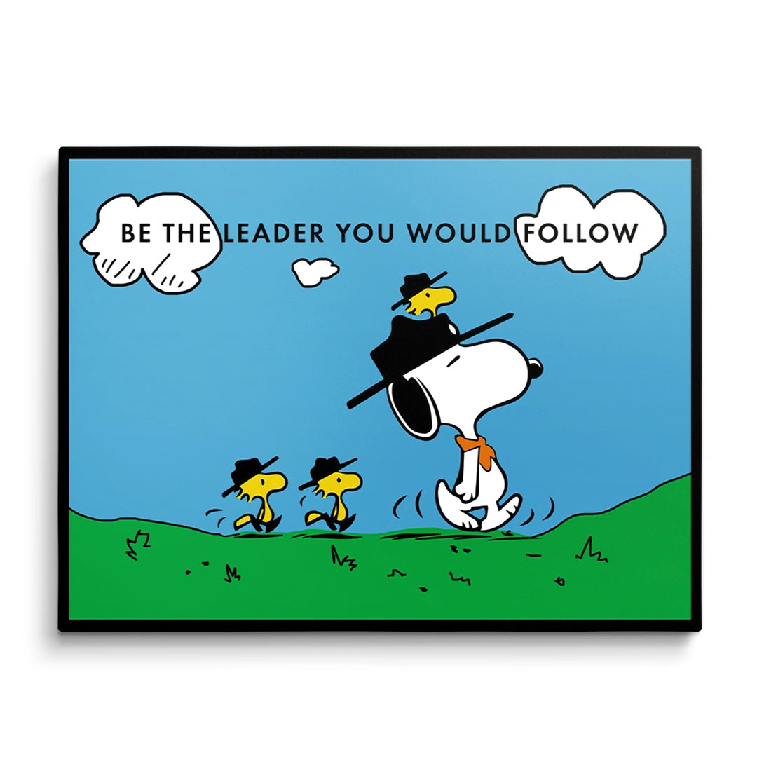 Discover Shop Peanuts Canvas Art, Be the Leader Canvas Art | Modern Motivational Canvas Wall Art, BE THE LEADER by Original Greattness™ Canvas Wall Art Print