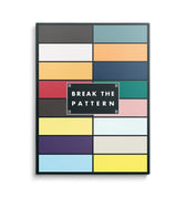 Discover Shop Workspace Wall Art, Break the Pattern I Artwork for Home, BREAK THE PATTERN II by Original Greattness™ Canvas Wall Art Print