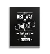 Discover Motivational Workspace Canvas Art, Motivational Quote Canvas Art for Home & Office, CREATE THE FUTURE by Original Greattness™ Canvas Wall Art Print