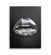 Discover Shop Lips Women Canvas Art, Diamond Lips Canvas Art | Luxury Lips Artwork, DIAMOND LIPS by Original Greattness™ Canvas Wall Art Print