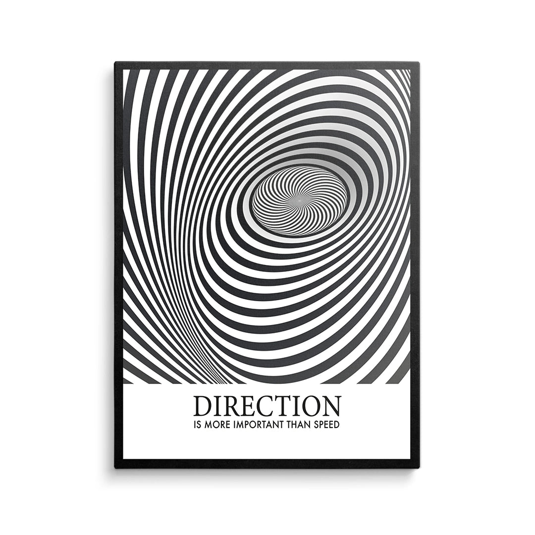 Discover Shop Inspirational Canvas Art, Direction Abstract Canvas Art for Home & Office, DIRECTION by Original Greattness™ Canvas Wall Art Print