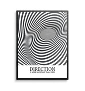 Discover Shop Inspirational Canvas Art, Direction Abstract Canvas Art for Home & Office, DIRECTION by Original Greattness™ Canvas Wall Art Print