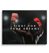 Discover Sports Boxing Canvas Art, Fight Boxing Success Canvas Art, , Fight for Dreams by Original Greattness™ Canvas Wall Art Print