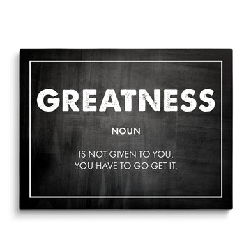 GREATNESS CANVAS