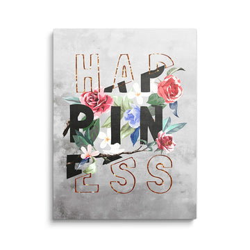 HAPPINESS ROSE CANVAS