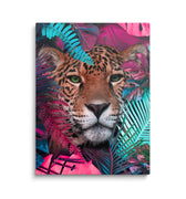 Discover Greattness Original Canvas Art, Jaguar tropic Canvas Art, Animal Inspirational Artwork, JAGUAR TROPIC by Original Greattness™ Canvas Wall Art Print