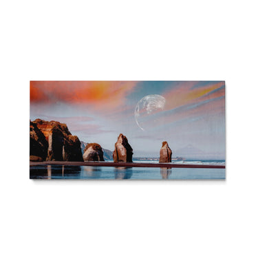 Discover Landscape Large Canvas Art, Landscape Sea Mountains Canvas Wall Art, Landscape Canvas by Original Greattness™ Canvas Wall Art Print
