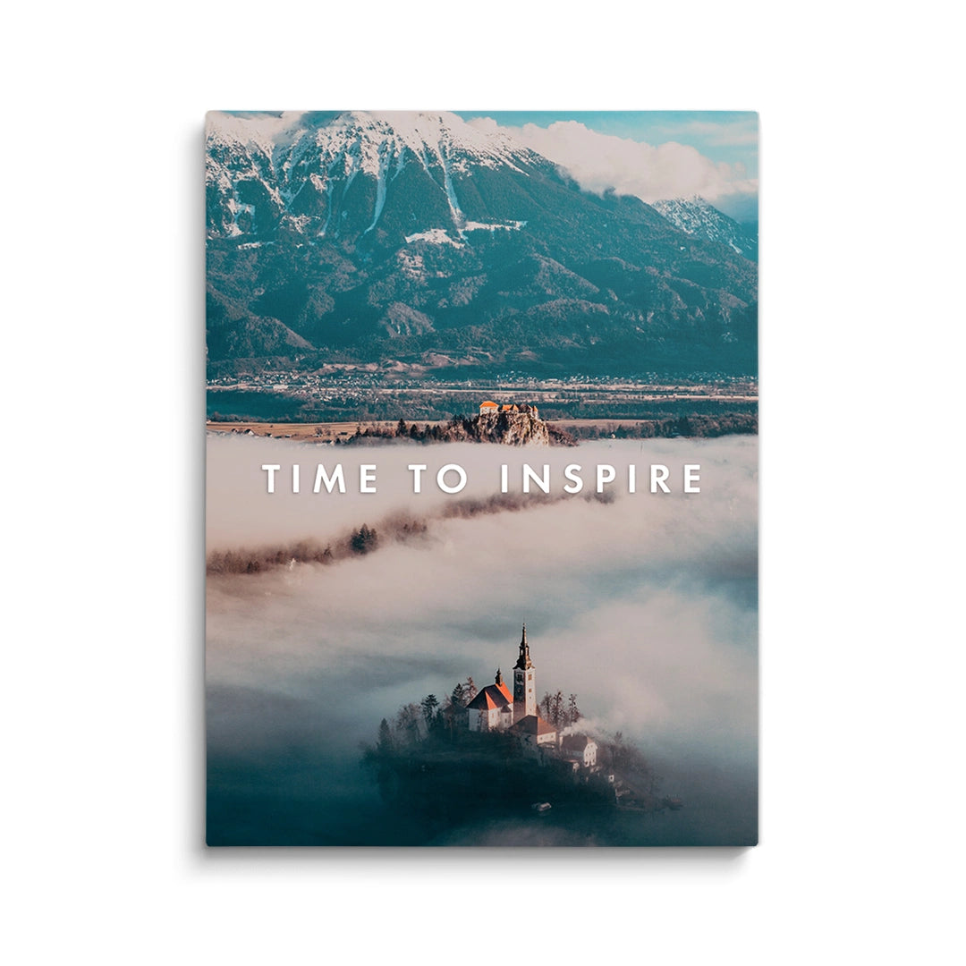 Discover Inspirational Office Wall Art, Time to Inspire, Landscape Photography Canvas Wall Art, Time to Inspire by Original Greattness™ Canvas Wall Art Print