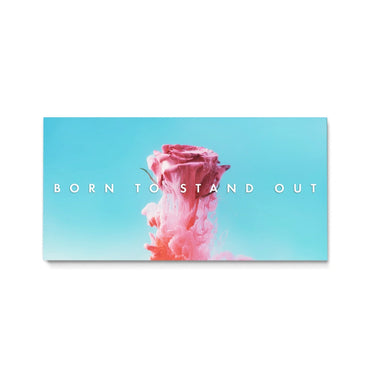 Discover Shop Motivational Canvas Art, Born to Stand Out Rose Landscape Canvas Art , BORN TO STAND OUT (ROSE EDITION) by Original Greattness™ Canvas Wall Art Print