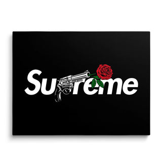 Discover Shop Supreme Canvas Wall Art, Supreme x Rose - Canvas Print Wall Art by Greattness, SUPREME X ROSE by Original Greattness™ Canvas Wall Art Print