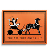 Discover Luxury Success Canvas Art, Luxury Hermes Orange Motivational Canvas Art, YOU ARE YOUR LIMIT by Original Greattness™ Canvas Wall Art Print