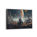 Discover Shop Astronaut Space Canvas Art, Astronaut Space Planets Canvas Art, FUTURAMA SPACE by Original Greattness™ Canvas Wall Art Print