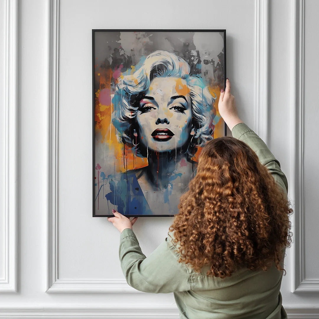 Discover Marilyn Monroe Pop Canvas Art, Marilyn Monroe Pop Art Painting Colorful Wall Art, Marilyn Monroe Pop Art by Original Greattness™ Canvas Wall Art Print