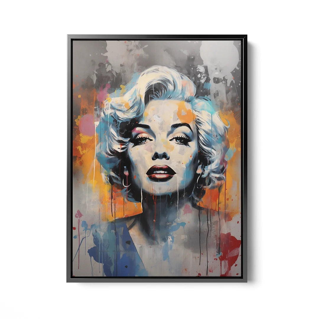 Discover Marilyn Monroe Pop Canvas Art, Marilyn Monroe Pop Art Painting Colorful Wall Art, Marilyn Monroe Pop Art by Original Greattness™ Canvas Wall Art Print