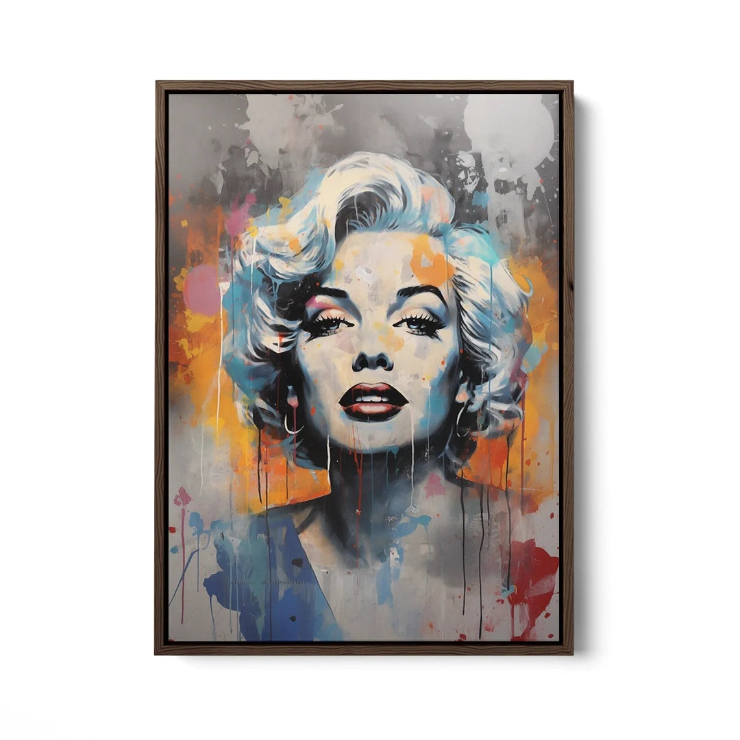 Discover Marilyn Monroe Pop Canvas Art, Marilyn Monroe Pop Art Painting Colorful Wall Art, Marilyn Monroe Pop Art by Original Greattness™ Canvas Wall Art Print