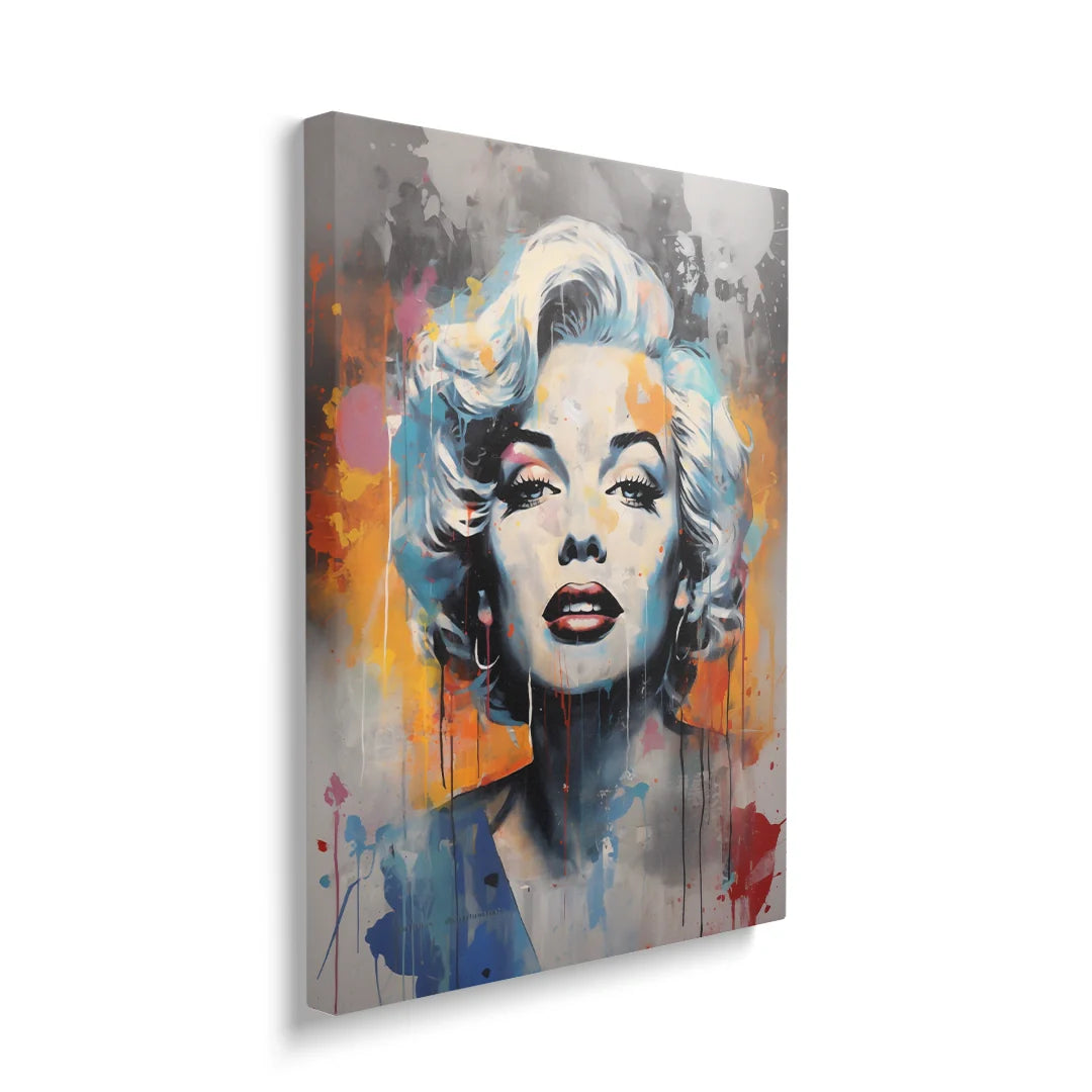 Discover Marilyn Monroe Pop Canvas Art, Marilyn Monroe Pop Art Painting Colorful Wall Art, Marilyn Monroe Pop Art by Original Greattness™ Canvas Wall Art Print