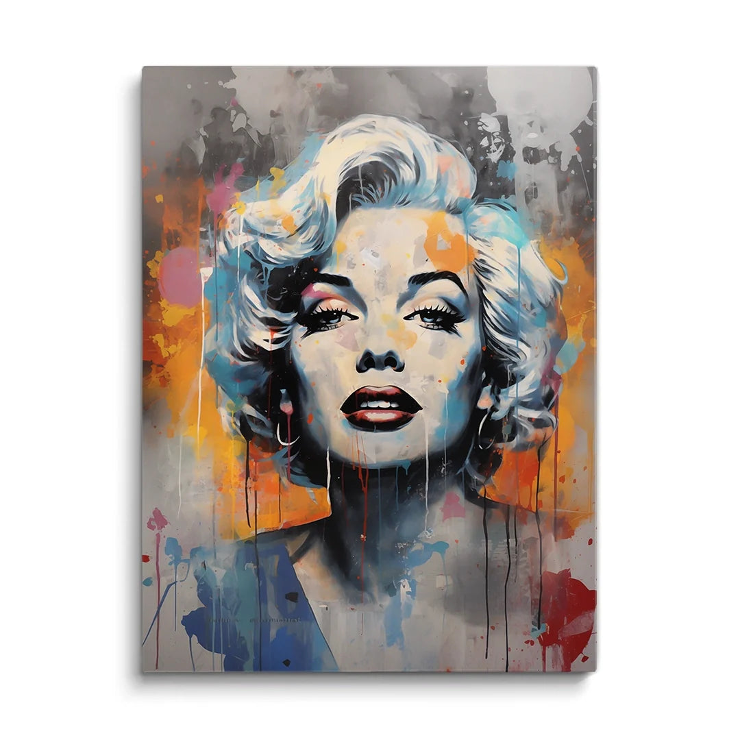 Discover Marilyn Monroe Pop Canvas Art, Marilyn Monroe Pop Art Painting Colorful Wall Art, Marilyn Monroe Pop Art by Original Greattness™ Canvas Wall Art Print