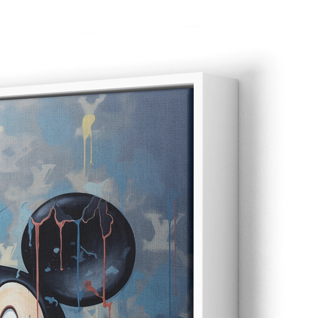 Discover Mickey Mouse Canvas Art, Mickey Mouse Louis Vuitton Blue Painting Art, MICKEY VUITTON by Original Greattness™ Canvas Wall Art Print