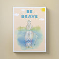 Discover Kids Canvas Wall Art, Be Brave Kids Canvas Art | Motivational Kids Canvas Wall Art , BE BRAVE by Original Greattness™ Canvas Wall Art Print