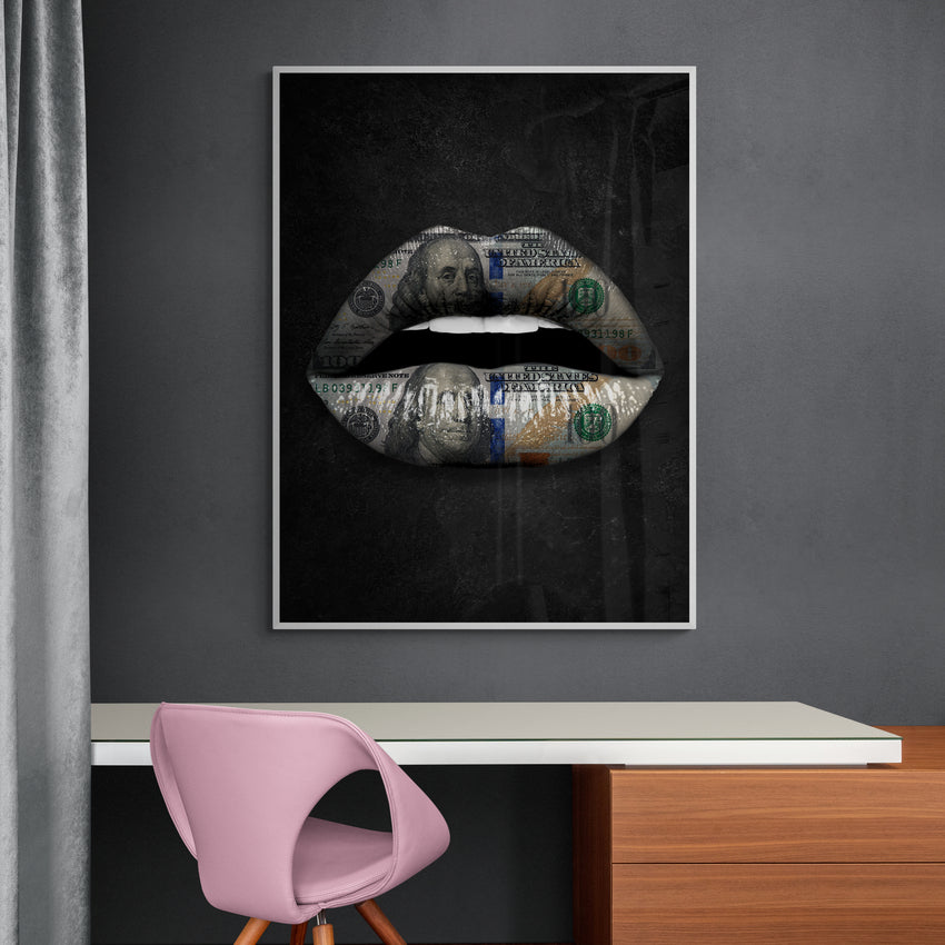 Discover Lips Canvas Wall Art, Push Lips Bundle Set of 3 Canvas Art Pieces, PUSH LIPS BUNDLE by Original Greattness™ Canvas Wall Art Print