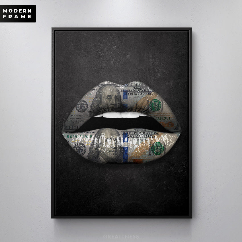 Discover Lips Canvas Wall Art, Push Lips Bundle Set of 3 Canvas Art Pieces, PUSH LIPS BUNDLE by Original Greattness™ Canvas Wall Art Print