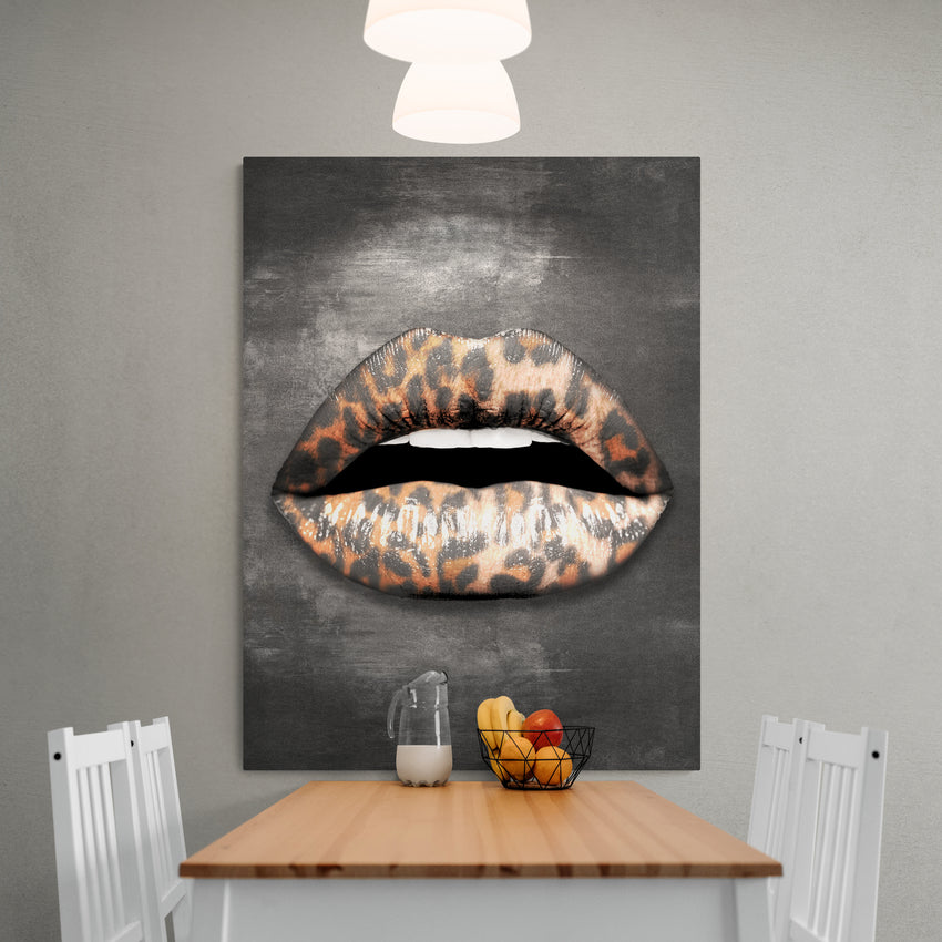 Discover Lips Canvas Wall Art, Push Lips Bundle Set of 3 Canvas Art Pieces, PUSH LIPS BUNDLE by Original Greattness™ Canvas Wall Art Print