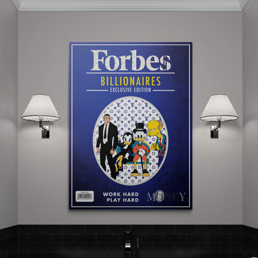 Discover Forbes Canvas Art, Billionaires Luxury Forbes Canvas Art, BILLIONAIRES by Original Greattness™ Canvas Wall Art Print