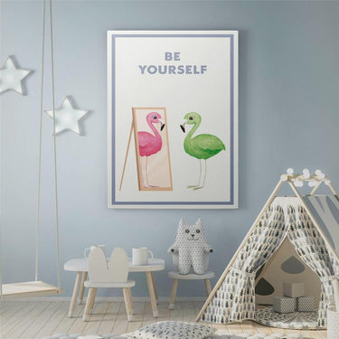 Discover Shop Kids Canvas Art, Be Yourself Canvas Art | Modern Motivational Canvas Wall Art, BE YOURSELF by Original Greattness™ Canvas Wall Art Print