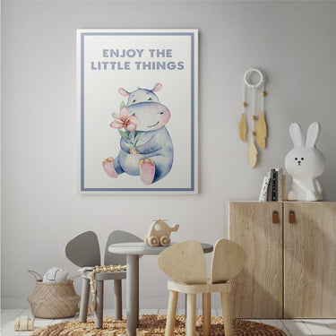 Discover Shop Kids Canvas Art, Enjoy the little things Kids Canvas Art | Kid Room Decor Prints, ENJOY THE LITTLE THINGS by Original Greattness™ Canvas Wall Art Print