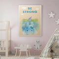Discover Kids Canvas Wall Art, Be Strong Kids Canvas Art | Motivational Kids Canvas Wall Art , BE STRONG by Original Greattness™ Canvas Wall Art Print