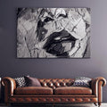 Discover Abstract Lips Canvas Art, Abstract Lips Canvas Art | Modern Lips Abstract Canvas Wall Art, ABSTRACT LIPS by Original Greattness™ Canvas Wall Art Print