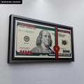 Discover Shop Money Dollar Canvas Art, The Money Bundle Canvas Art | Motivational Money Canvas Wall Art , THE MONEY BUNDLE by Original Greattness™ Canvas Wall Art Print