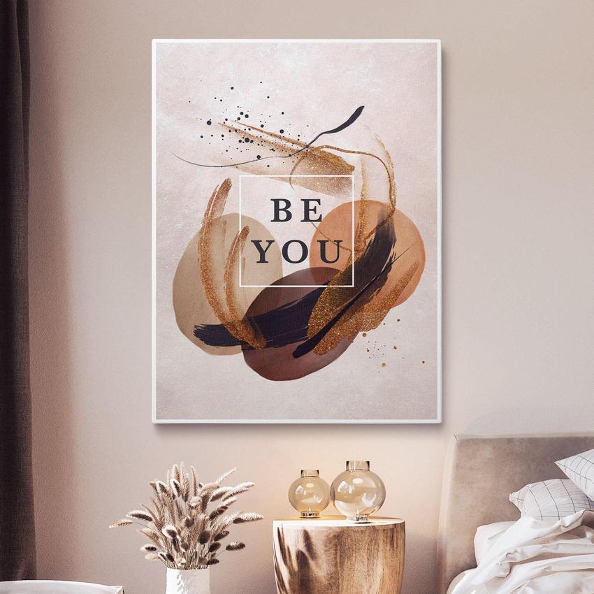 BE YOU (WOMEN EDITION) - Motivational, Inspirational & Modern Canvas Wall Art - Greattness