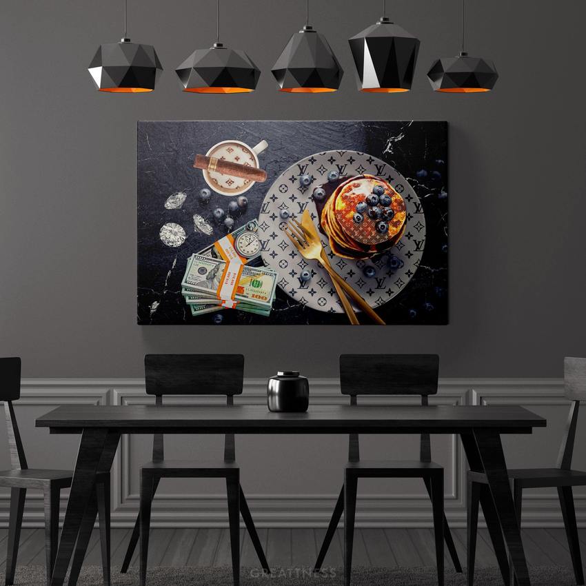 BILLION BREAK - Motivational, Inspirational & Modern Canvas Wall Art - Greattness