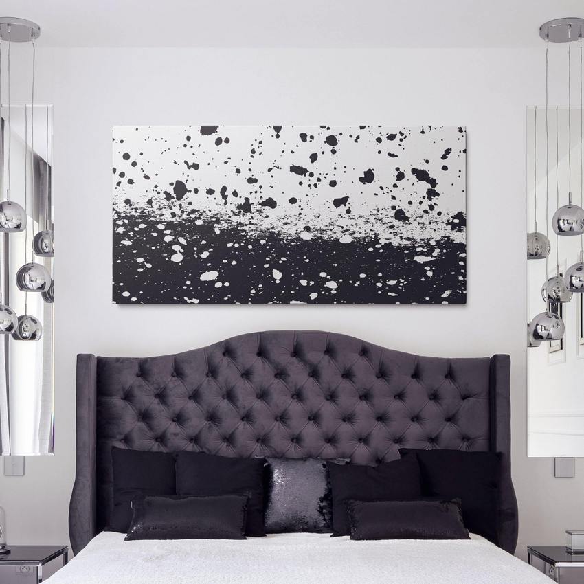 BLACK&WHITE SPLIT - Motivational, Inspirational & Modern Canvas Wall Art - Greattness
