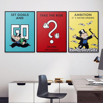 BOARDWALK BUNDLE - Motivational, Inspirational & Modern Canvas Wall Art - Greattness