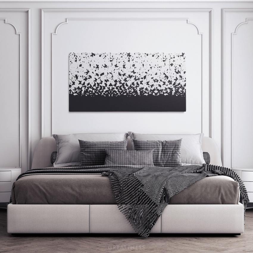 BUTTERFLY ABSTRACT - Motivational, Inspirational & Modern Canvas Wall Art - Greattness