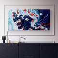 Discover Blue Ocean Abstract Canvas Art, Colorfusion Canvas Art | Modern Abstract Prints, COLORFUSION by Original Greattness™ Canvas Wall Art Print